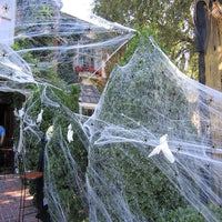 Decorações de Halloween: Teias de Aranha e Acessórios Assustadores para Festas e Casas Assombradas