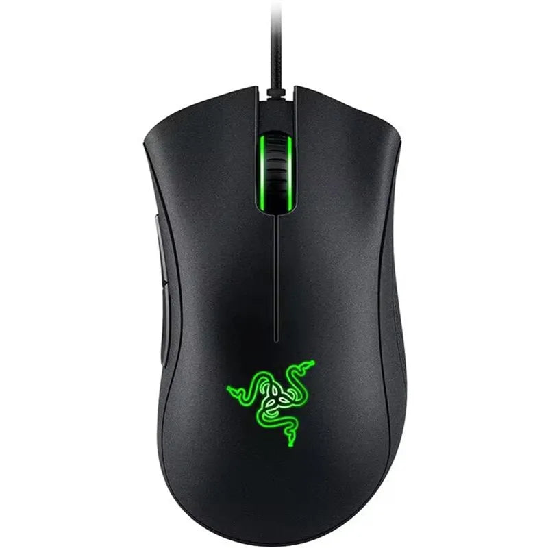 Razer DeathAdder Essential: Mouse Gamer com 6400 DPI e 5 Botões Independentes - Performance Imbatível!